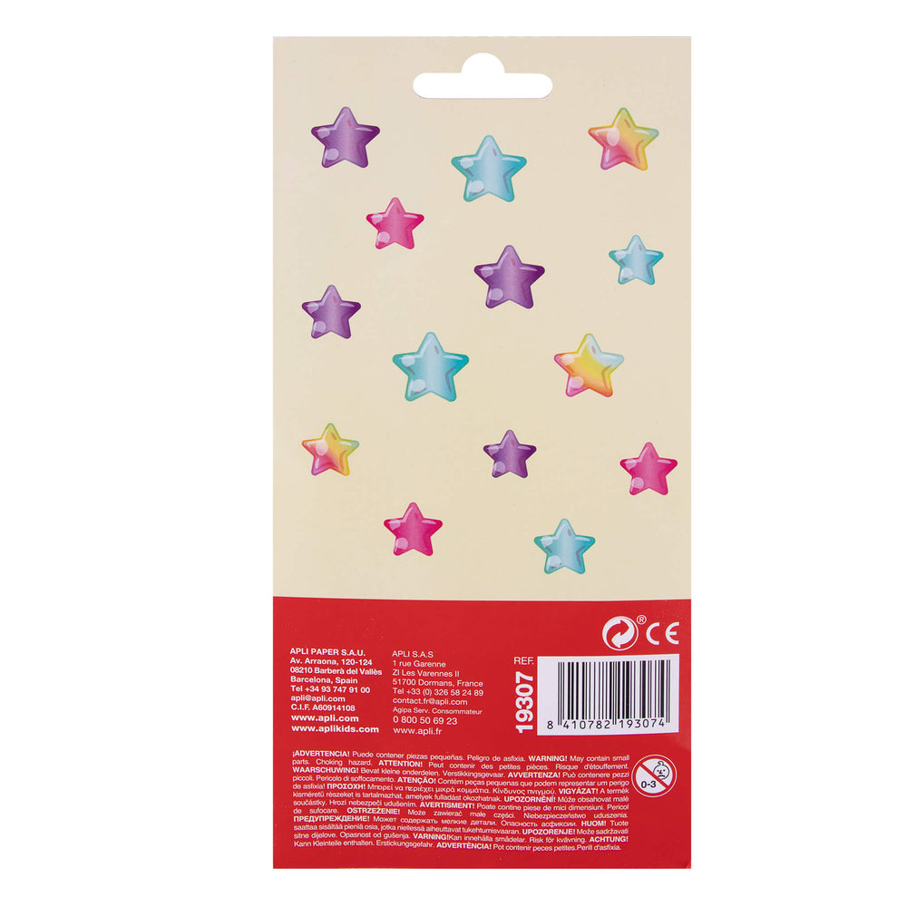 Pegatinas Estrellas tornasol