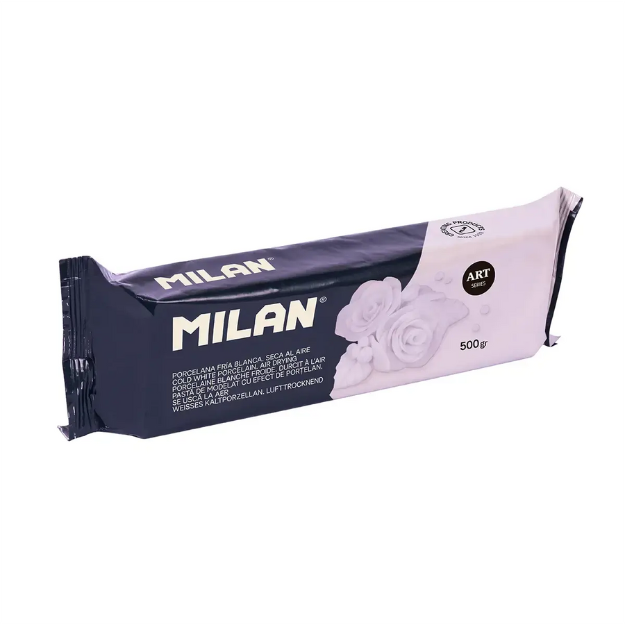 Pasta para modelar porcelana fría blanca 500 g (seca al aire)