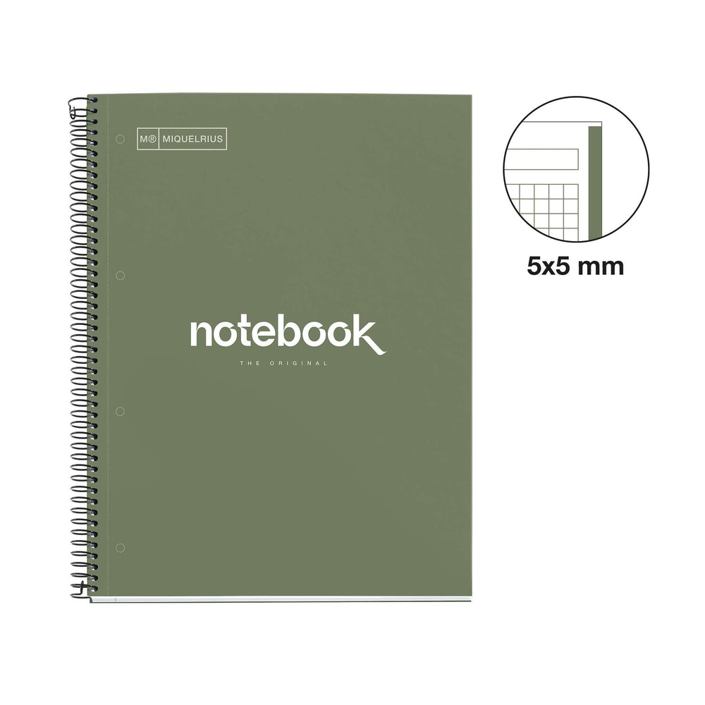 Cuaderno NB1 A4 80 CLA 90G Emotions Verde