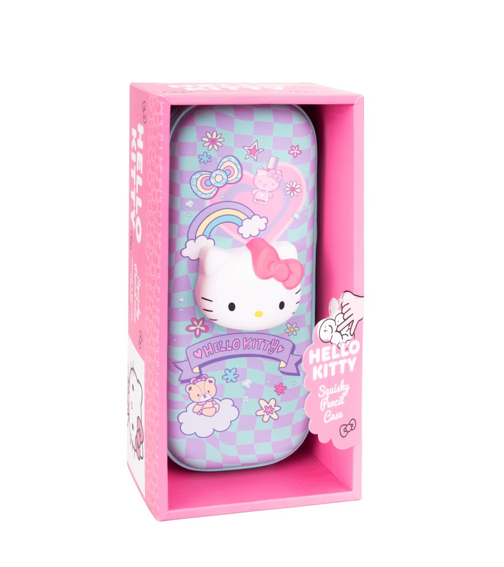 Estuche squishy EVA Hello Kitty - Colorful