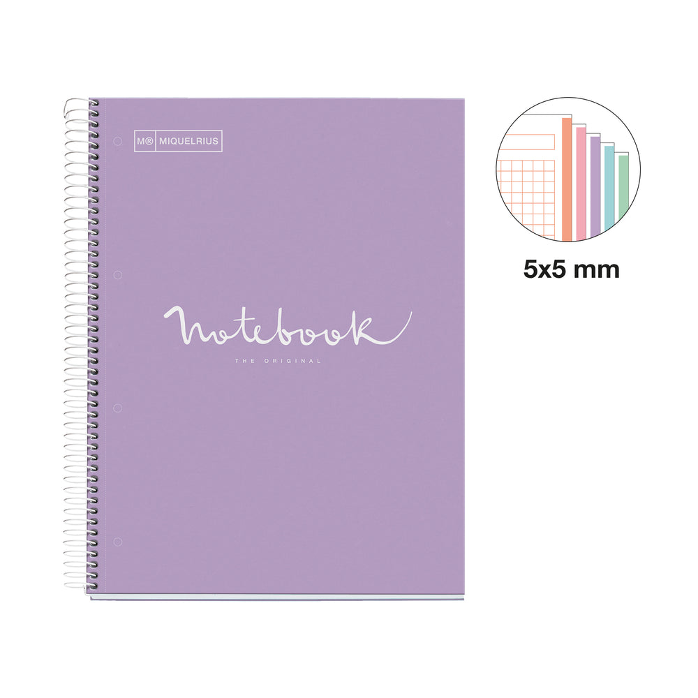 Cuaderno NB5 A4 120 CLA 90G Emotions Lavanda MR