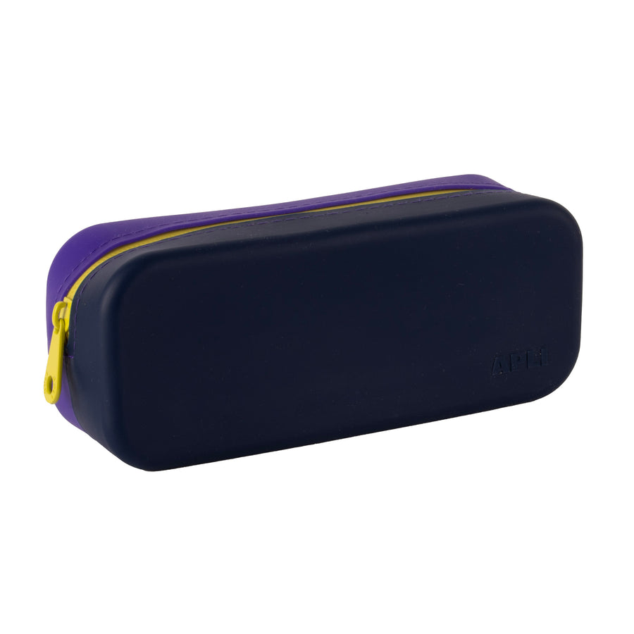 Estuche de silicona bicolor Bright Negro - Lila