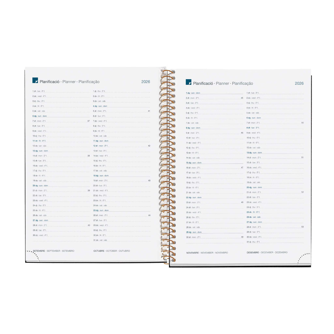 Agenda esp.plus S/V-cat trazos 26