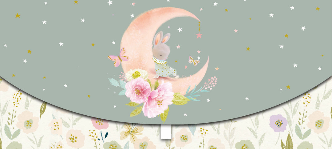 Sobre Money card Conejito sobre luna