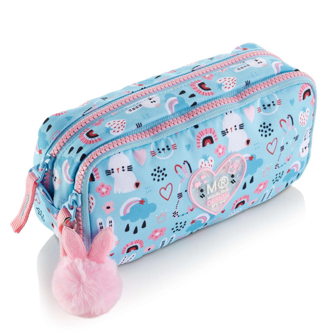 Portatodo Doble Organizador Recicl. Bunny Bliss
