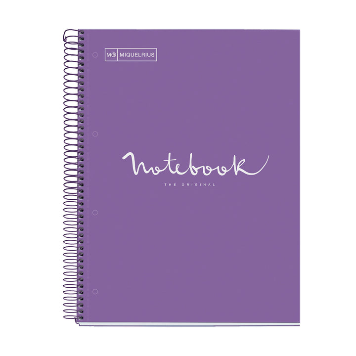 Cuaderno NB1 A4 80 CLA 90G Emotions Purpura