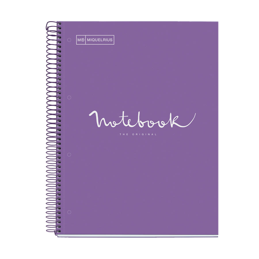 Cuaderno NB1 A4 80 CLA 90G Emotions Purpura