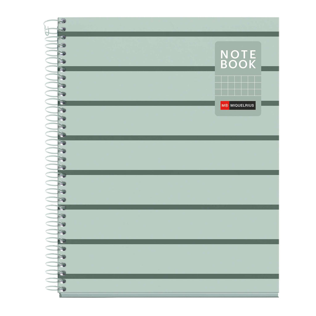 Cuaderno A5 80 Hojas Cuadrícula Between The Lines Musgo