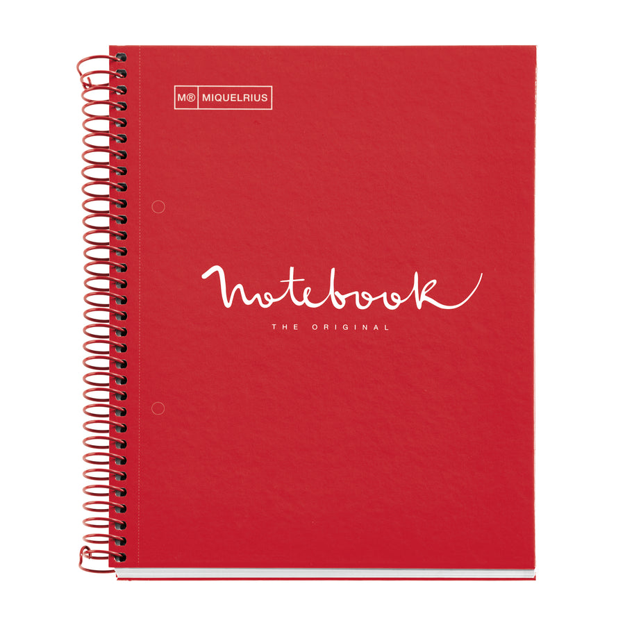 Cuaderno NB1 A5 80 CLA 90G Emotions Rojo