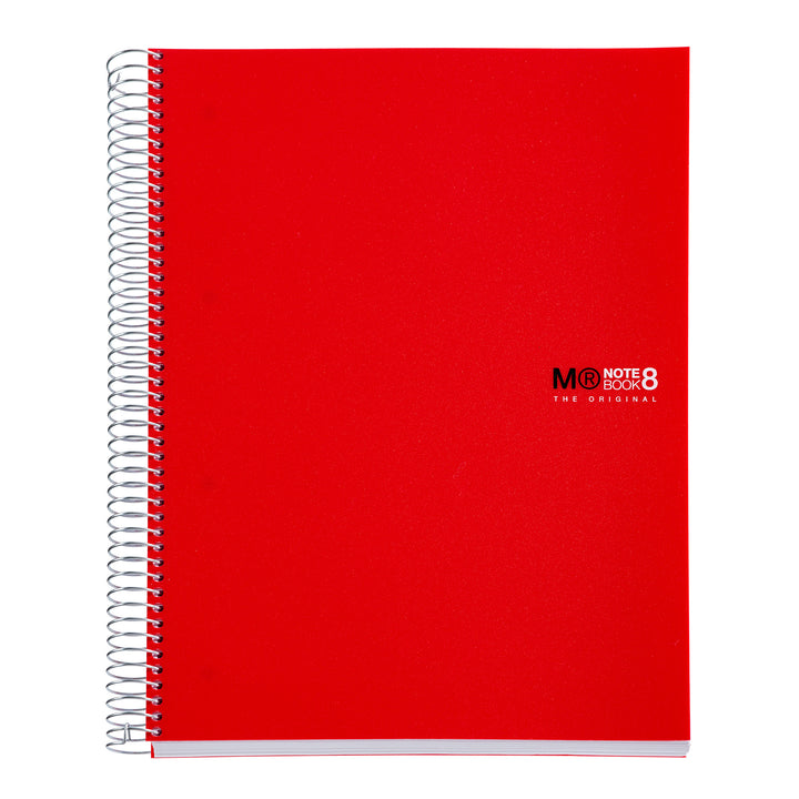Cuaderno Tapa Blanda A4 Cuadrícula 200 Hojas Miquelrius Rojo