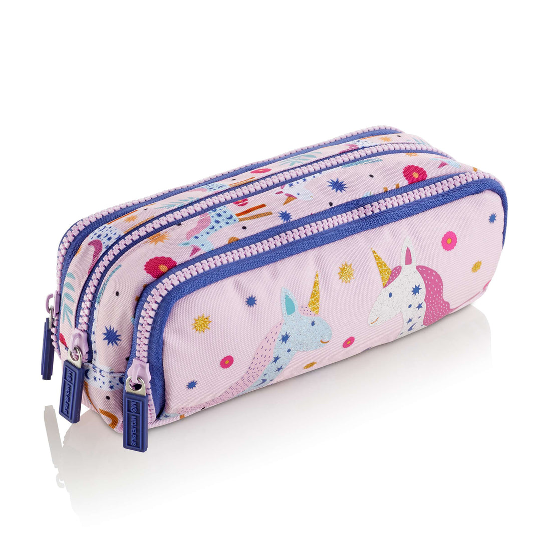 Portatodo Triple Organiz Recicl. Unicorn