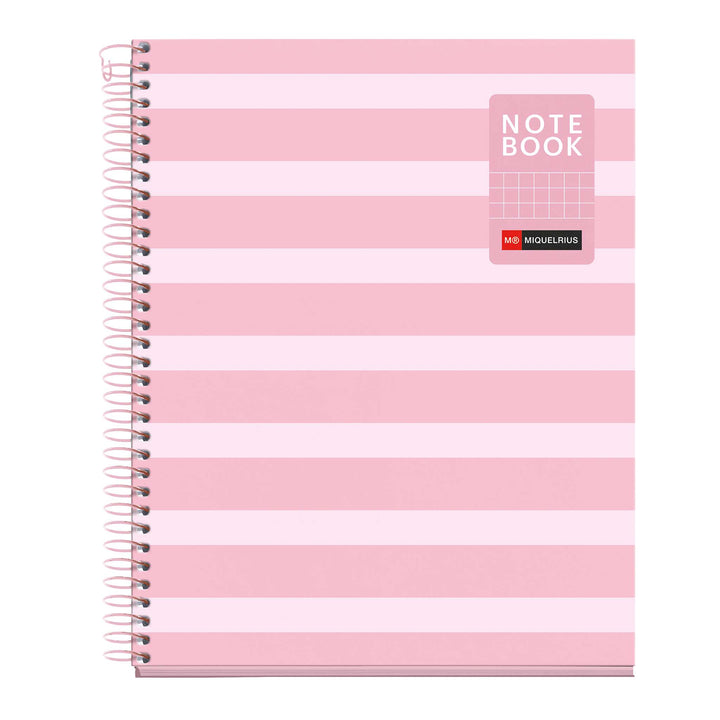 Cuaderno A5 80 Hojas Cuadrícula Between The Lines Rosa