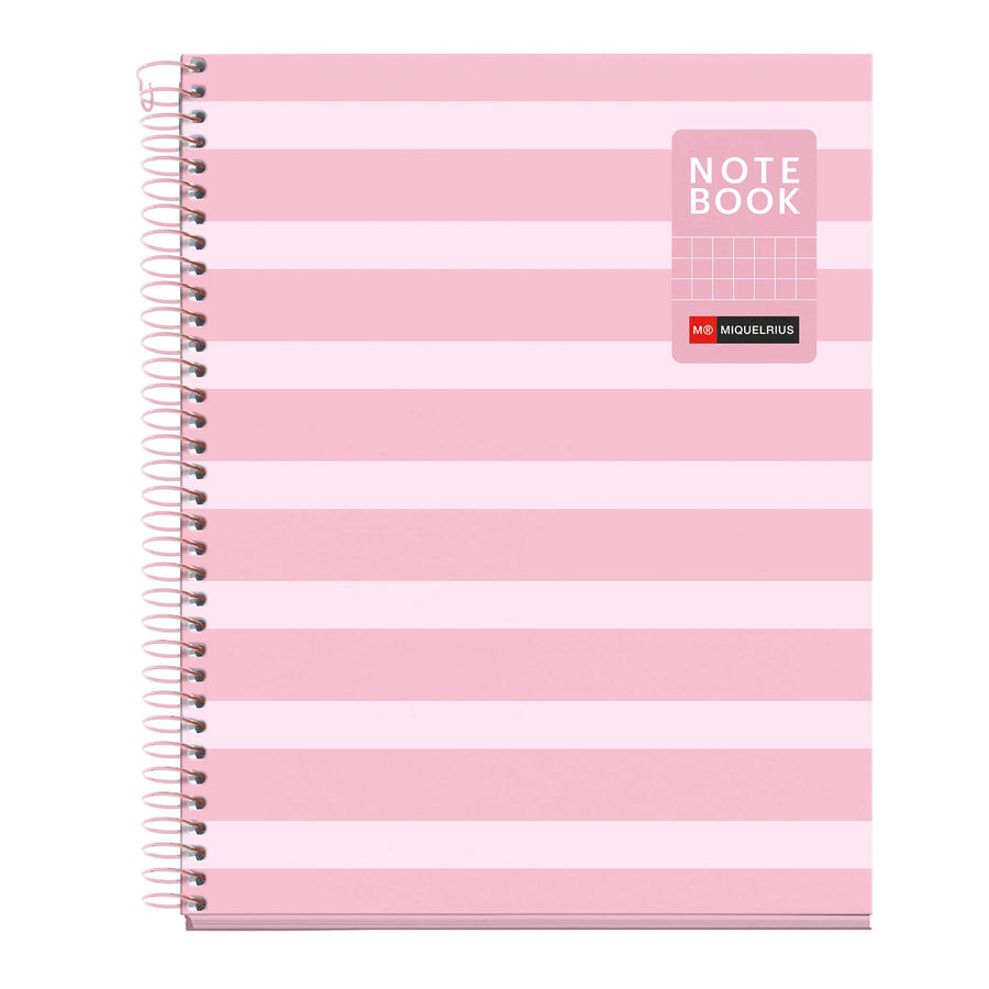 Cuaderno A5 80 Hojas Cuadrícula Between The Lines Rosa