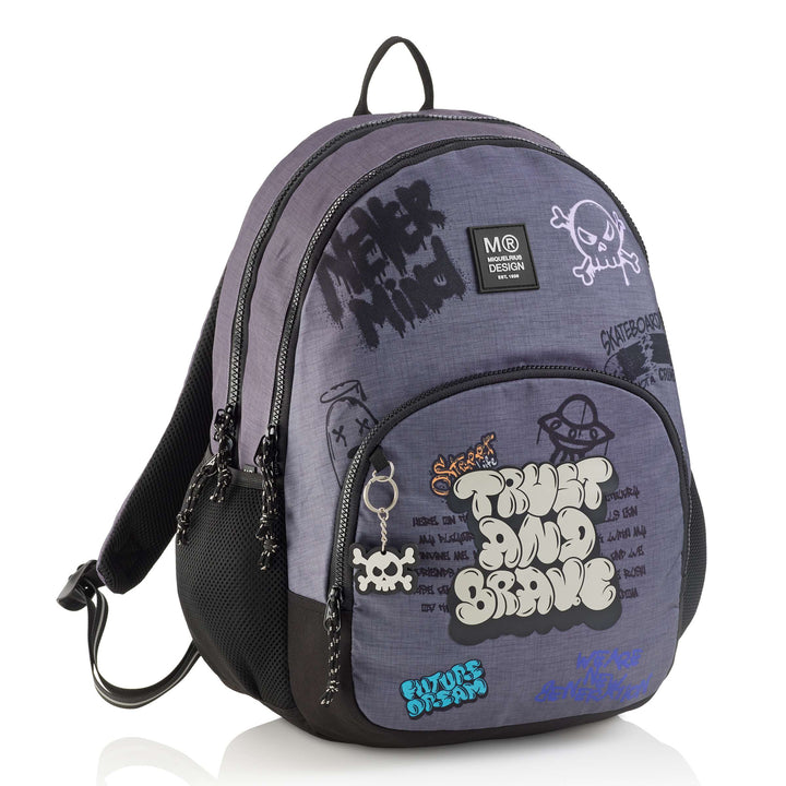 Mochila Triple Oslo Recicl. Graffiti