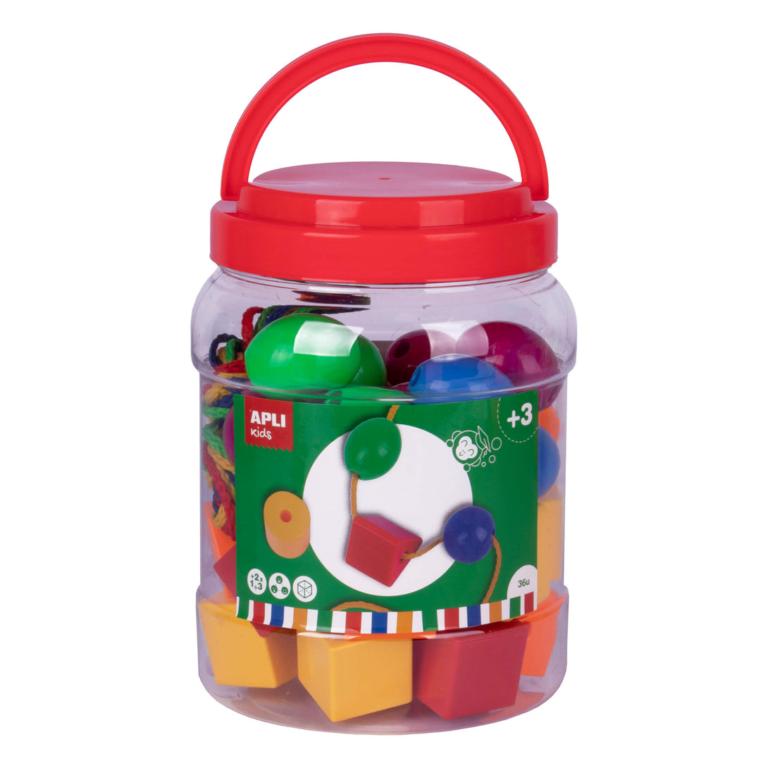 Formas ensartables 36 u.