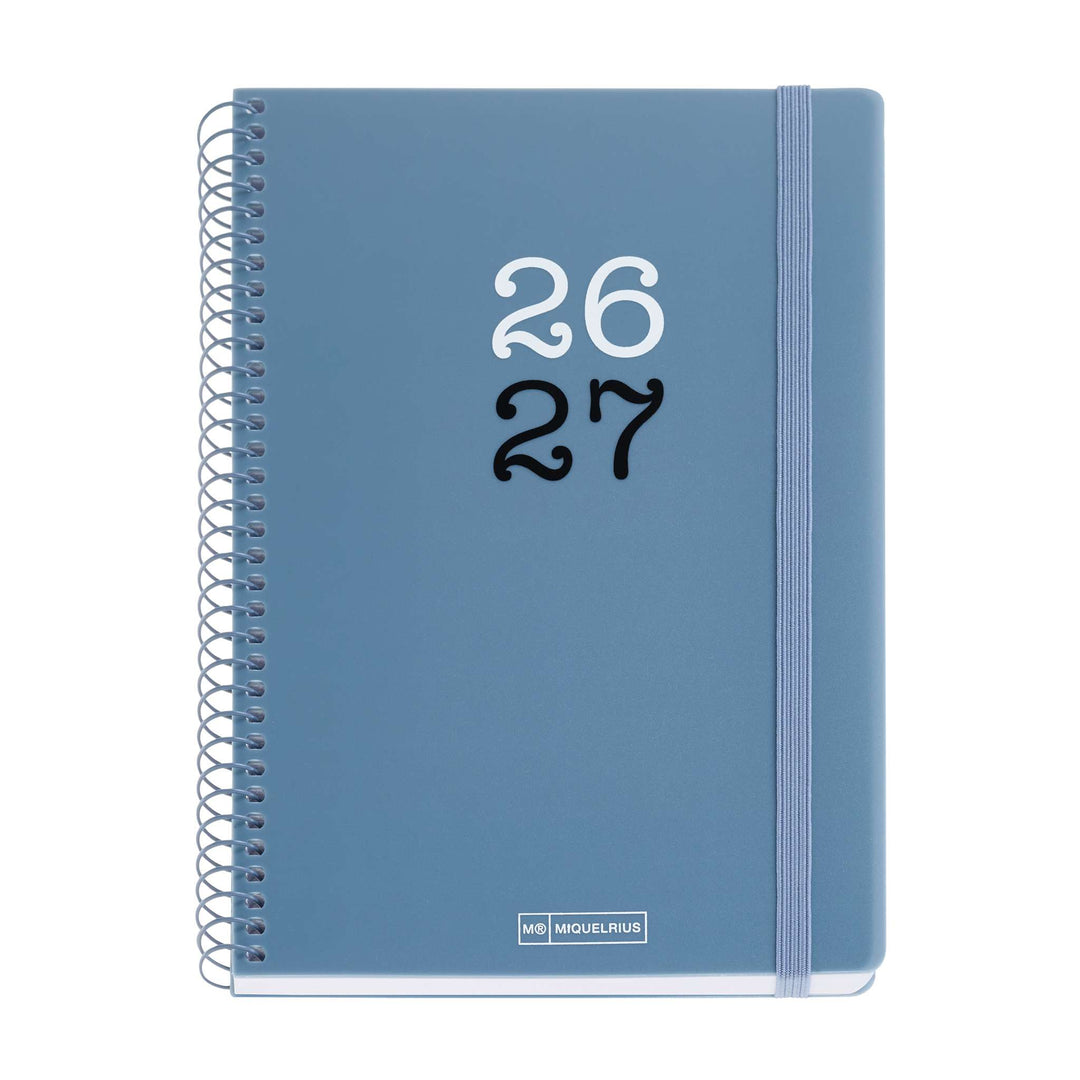 Agenda Escolar Plus Día Página Catalán College Azul 2026-27