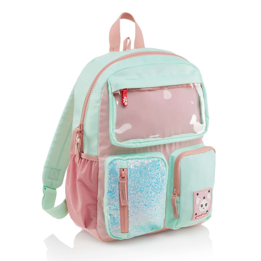 Mochila Bolsillo 3 Compartimentos Rosa Back2Fun