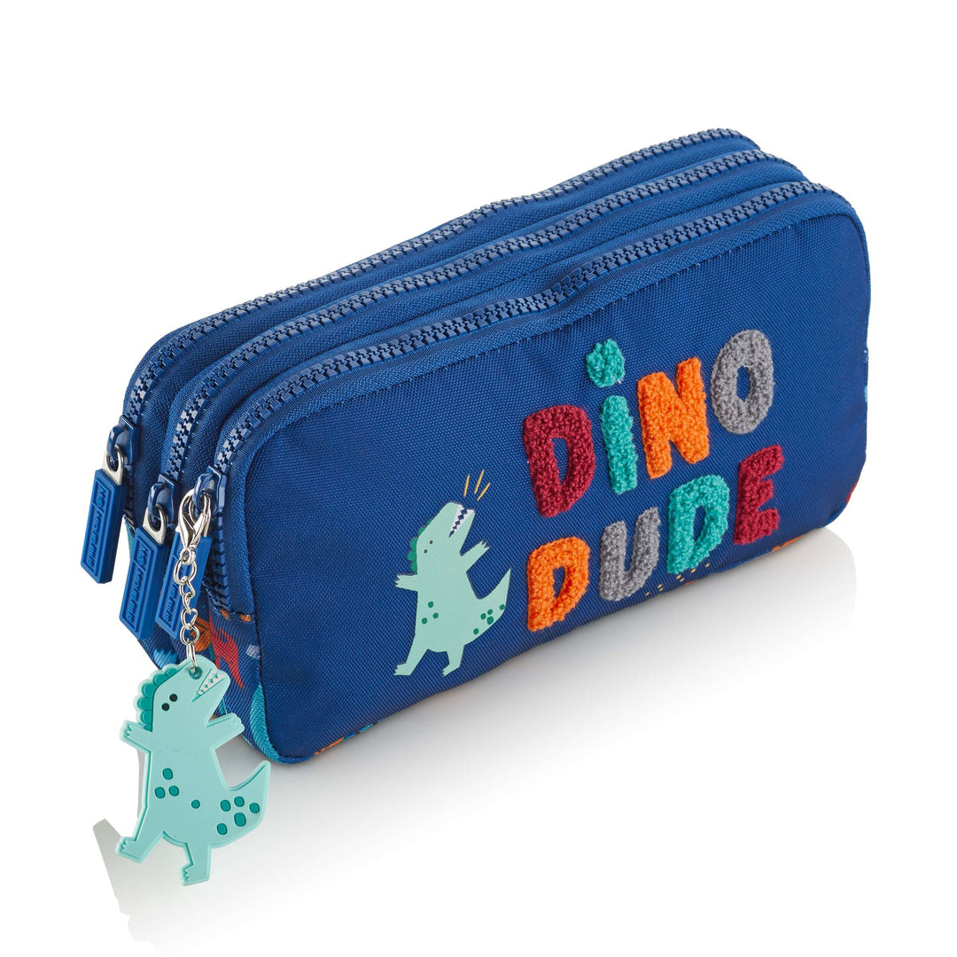 Portatodo Triple Rectangular Recicl. Fun Dino