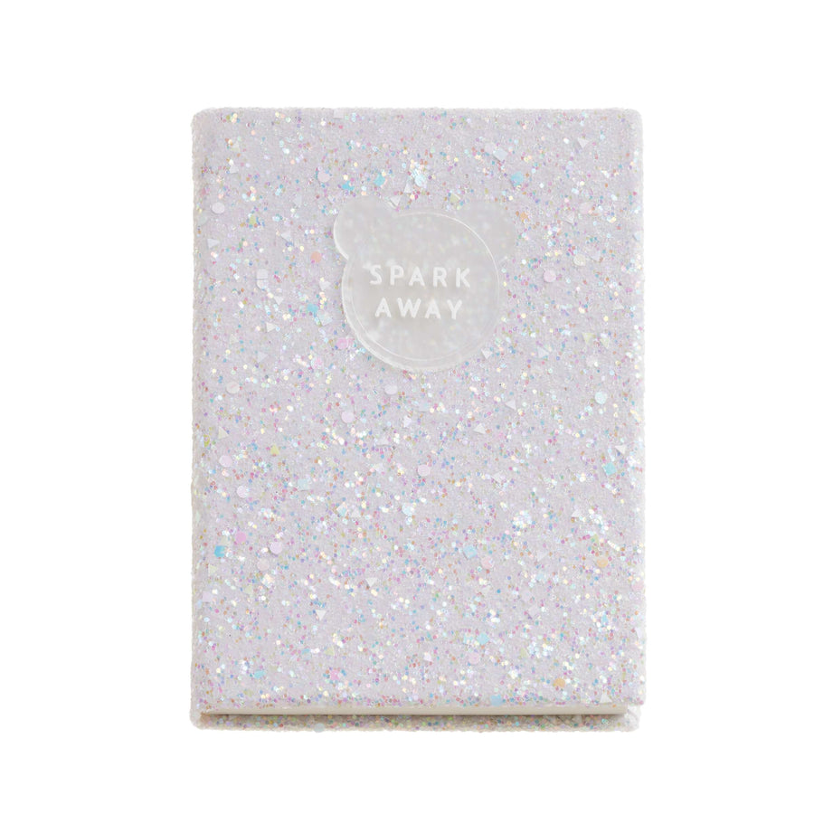 Cuaderno Purpurina Blanco Punteado Back2Fun