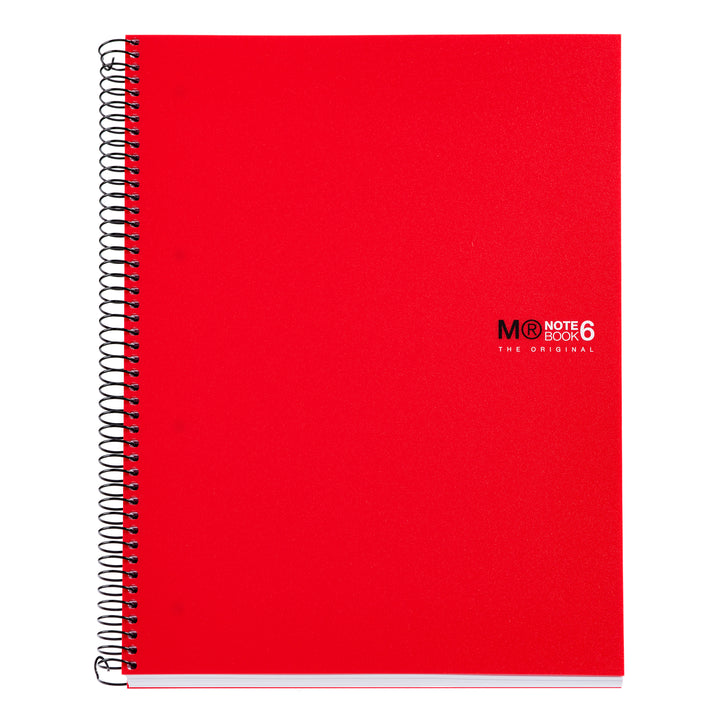 Cuaderno Tapa Blanda A4 Cuadrícula 150 Hojas Miquelrius Rojo