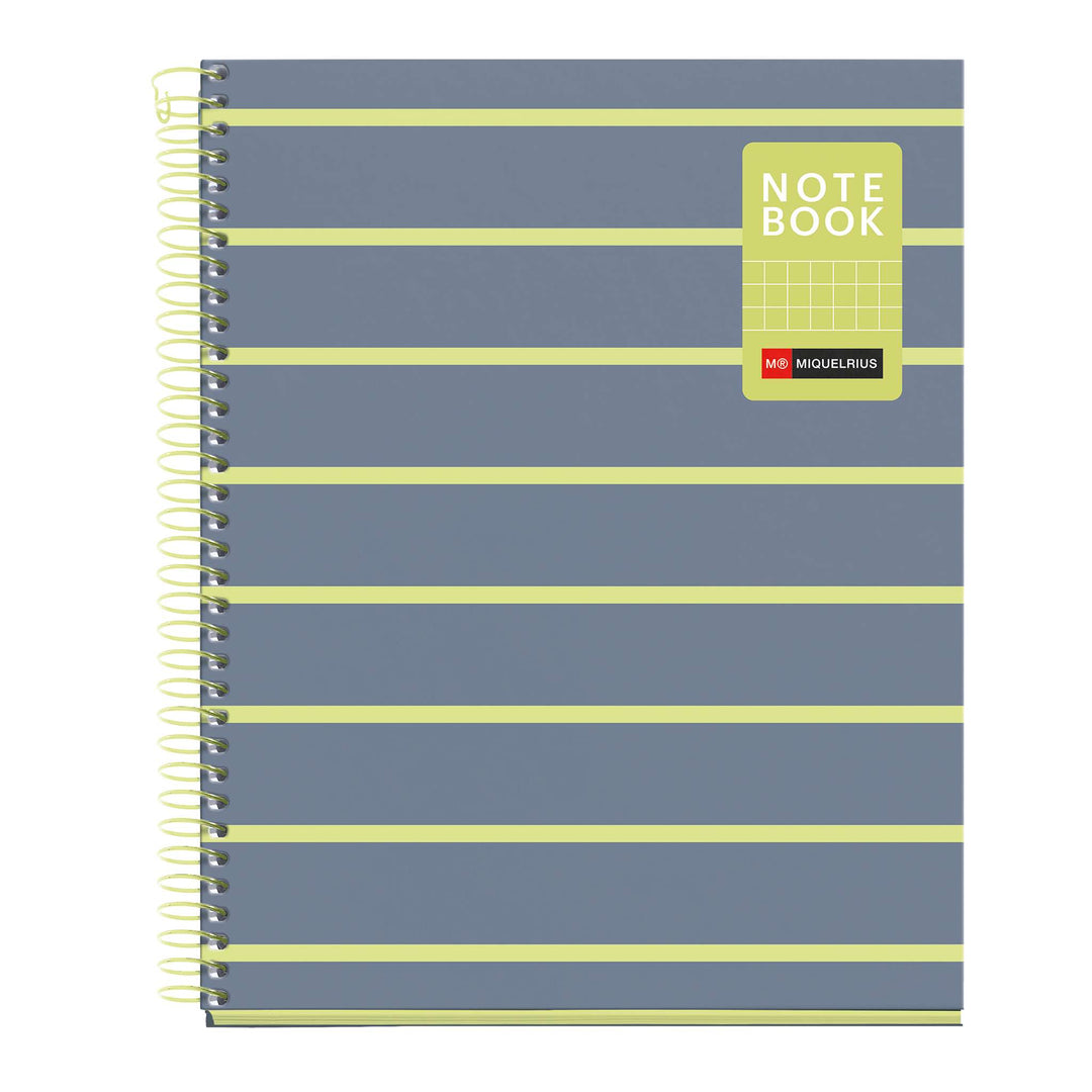 Cuaderno A5 80 Hojas Cuadrícula Between The Lines Limon