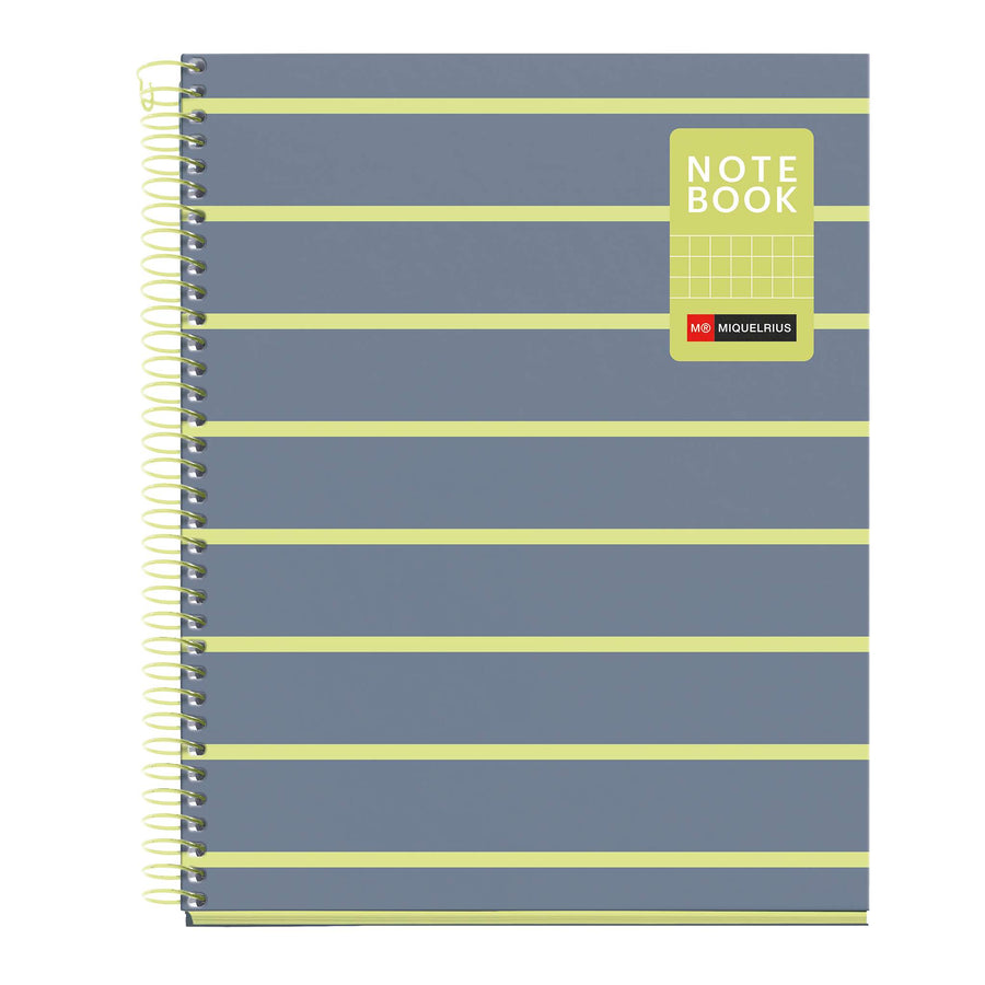Cuaderno A5 80 Hojas Cuadrícula Between The Lines Limon