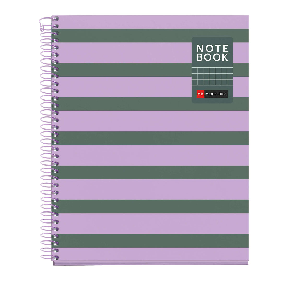 Cuaderno A5 80 Hojas Cuadrícula Between The Lines Ceniza