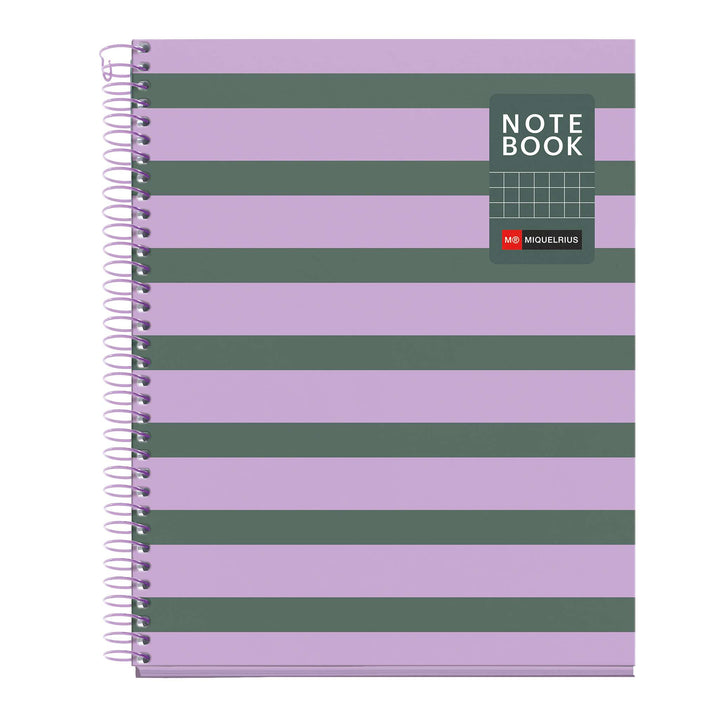 Cuaderno A5 80 Hojas Cuadrícula Between The Lines Ceniza