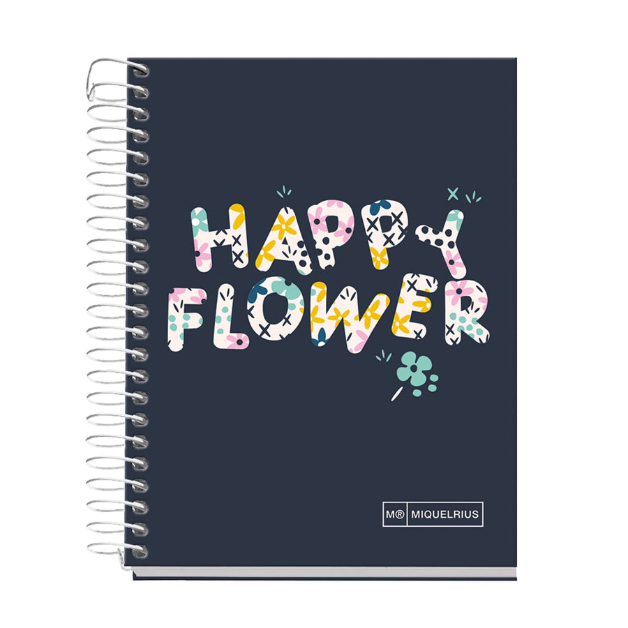 Cuaderno NB4 A6 120 HOR 70G Happy Flower