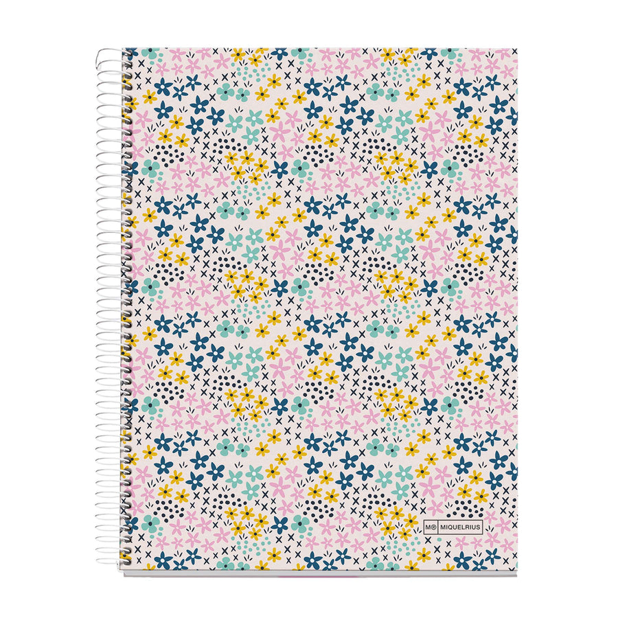 Cuaderno NB4 A4 120 CLA 70G Happy Flower