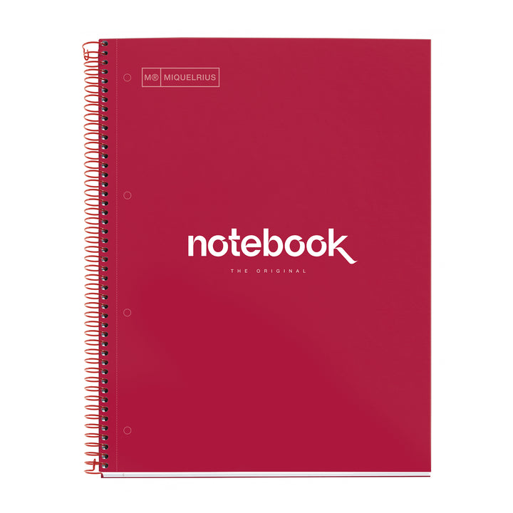 Cuaderno NB1 A4 80 CLA 90G Emotions Rojo