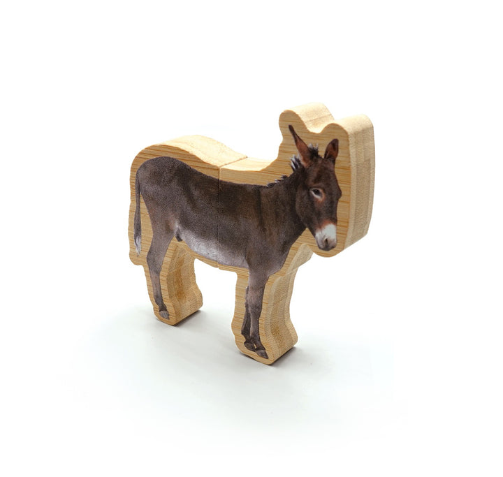 Figuras bambú animales de la granja