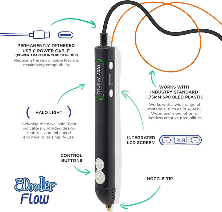 3Doodler Flow lápiz 3D