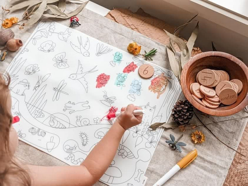 Scribble Mat "En el Jardín"