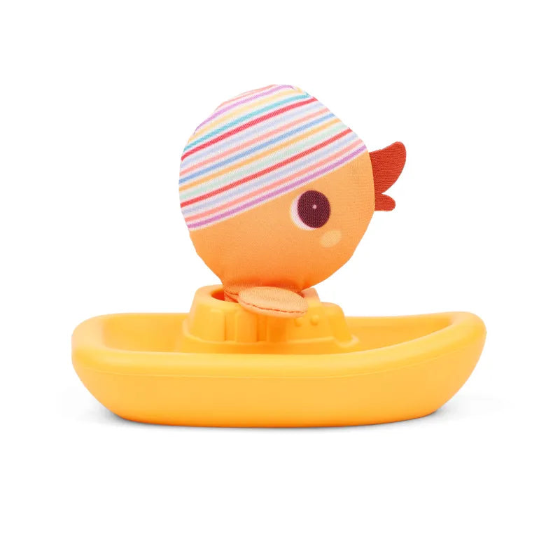 Gaspard el pato y su barco