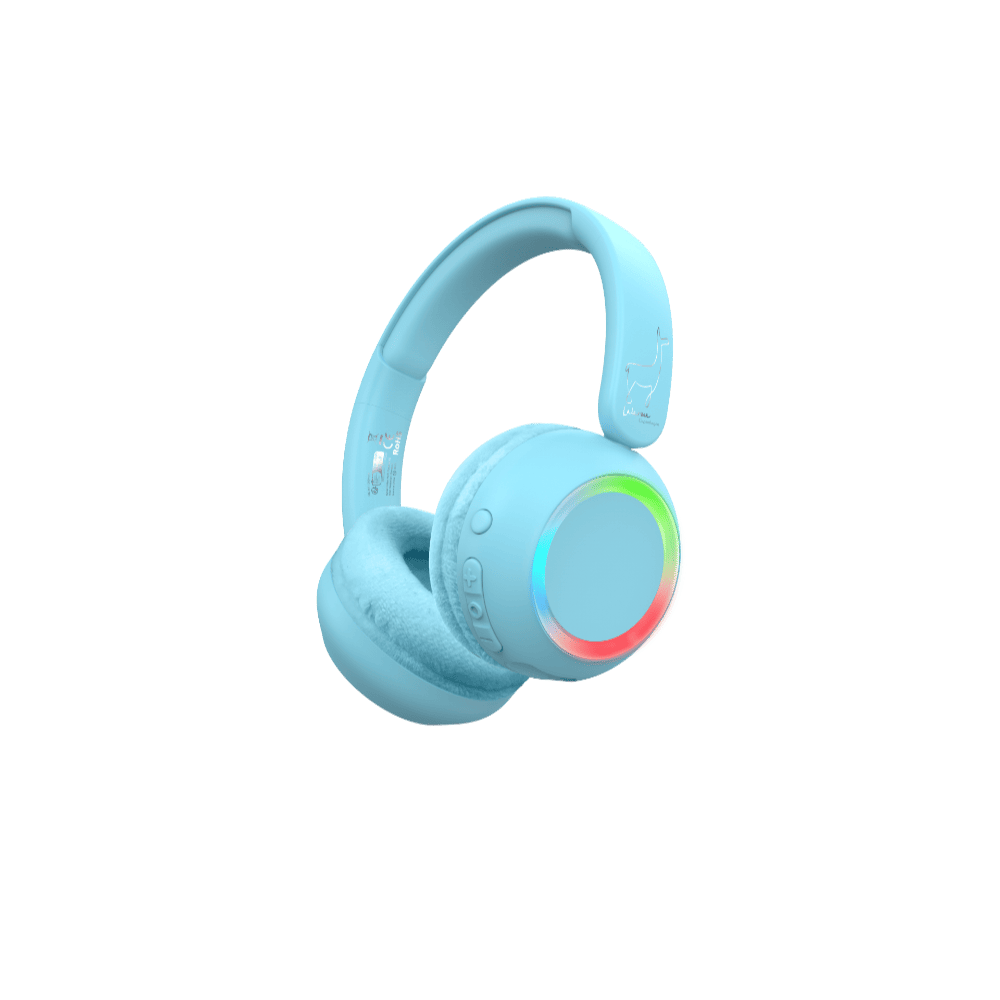 Auriculares con luz ambiental - Azul