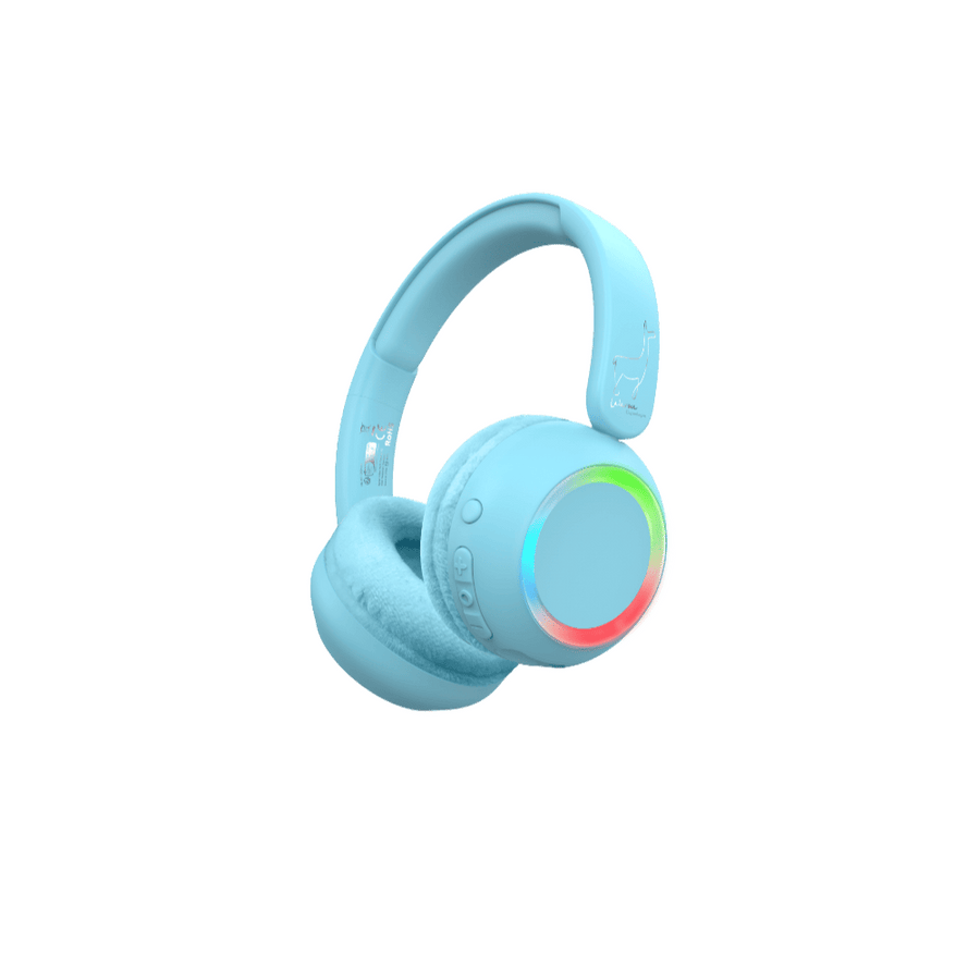 Auriculares con luz ambiental - Azul