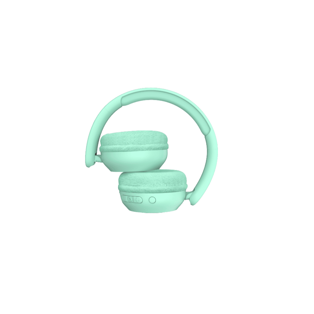 Auriculares con luz ambiental - Verde menta