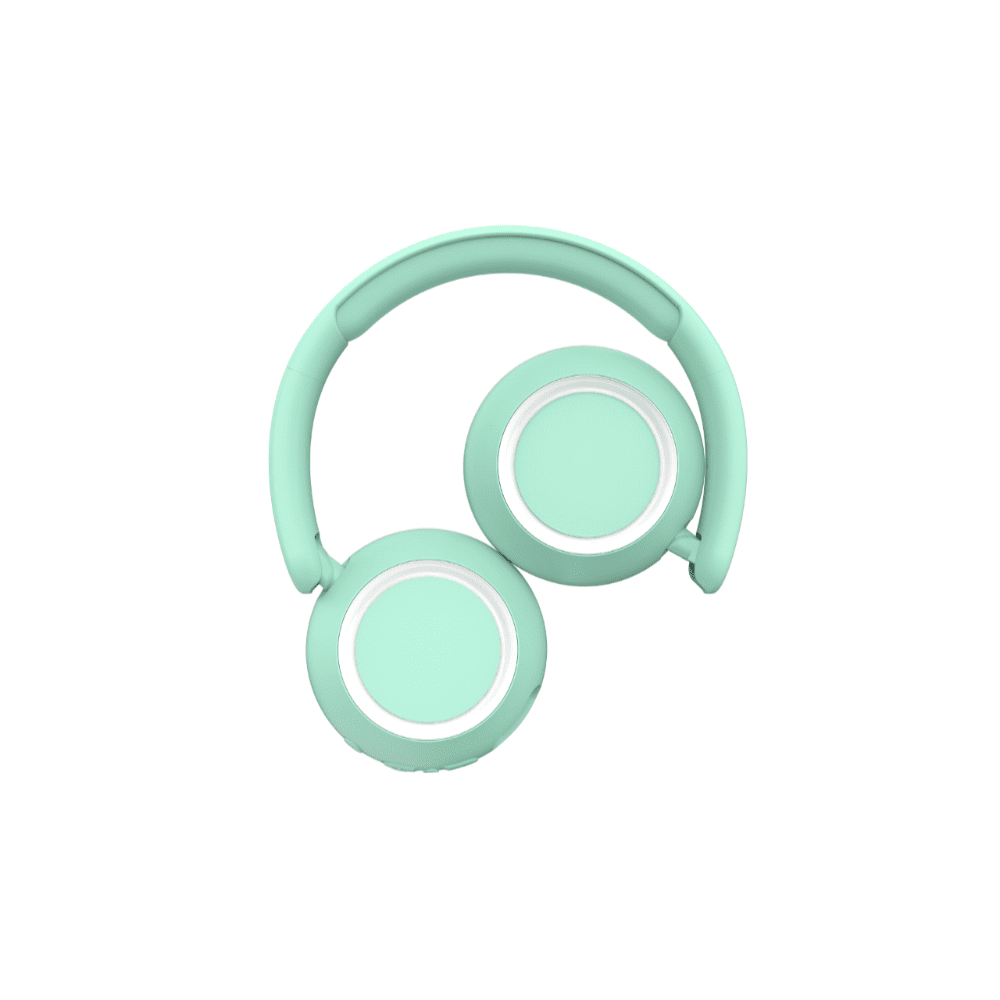 Auriculares con luz ambiental - Verde menta