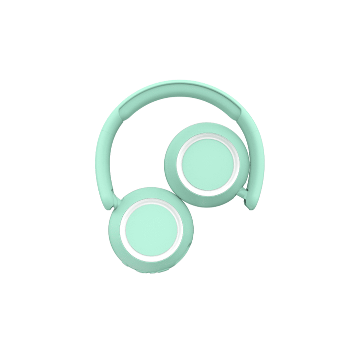 Auriculares con luz ambiental - Verde menta