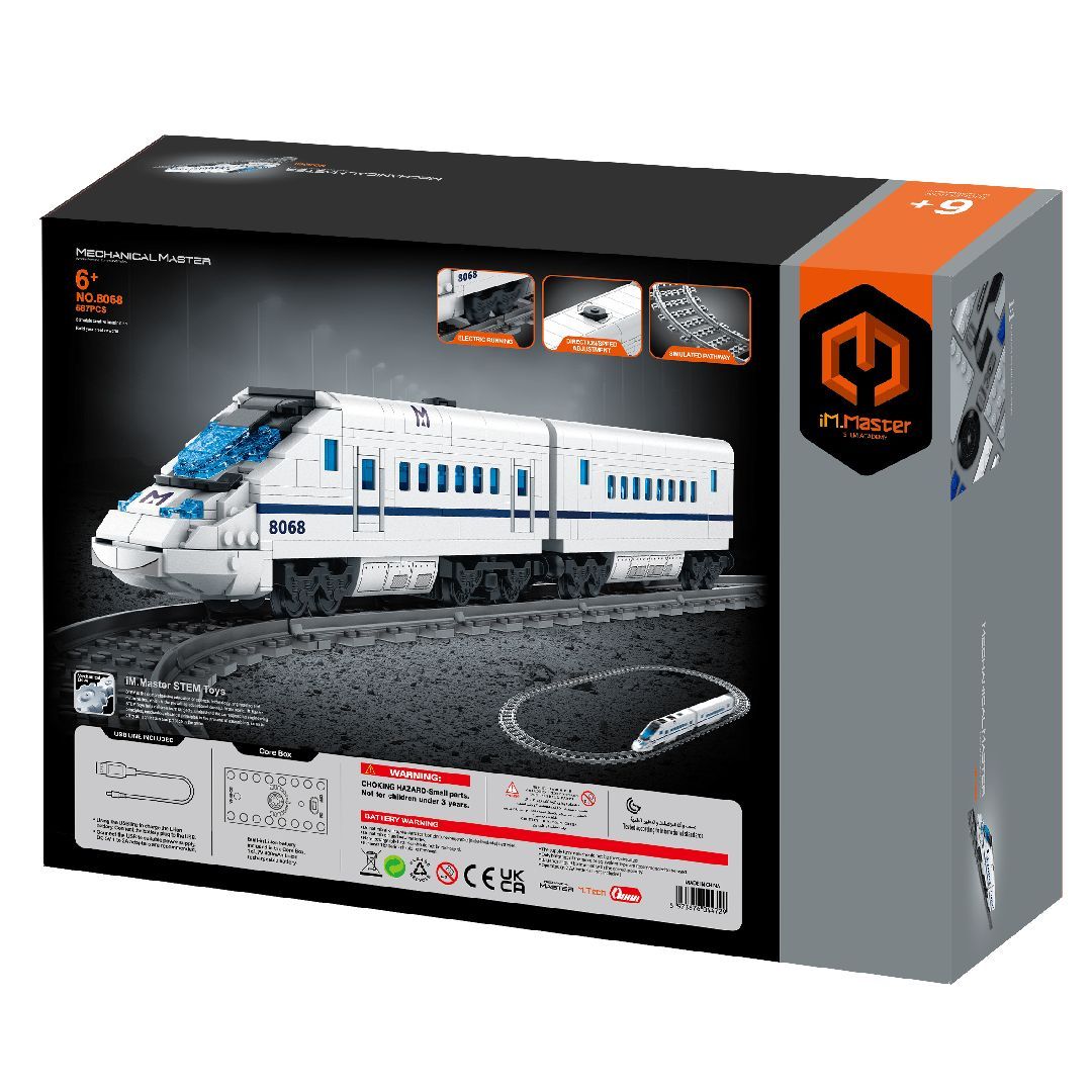 iMMaster Tren blanco - 587 pzas.