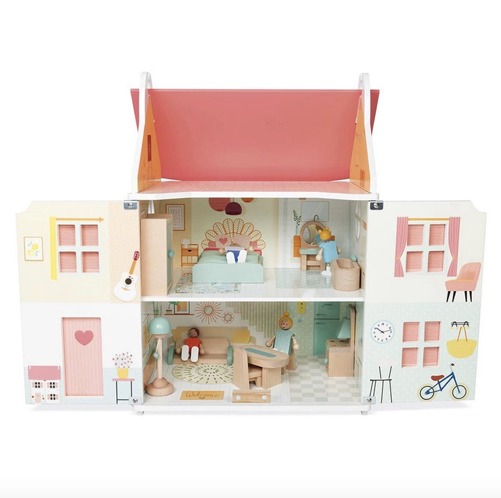 Casa de muñecas de madera