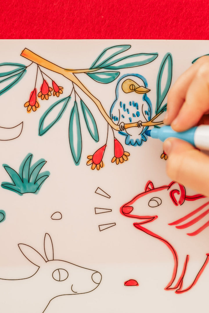 Scribble Mat "Animales Australia"