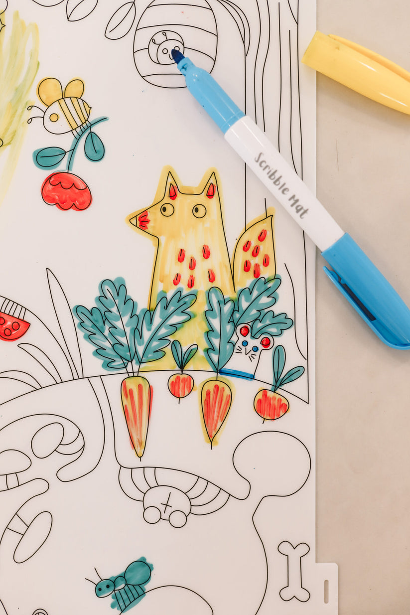 Scribble Mat "En el Jardín"