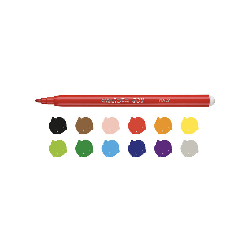 Rotulador Carioca Joy 12 colores + 2 gratis