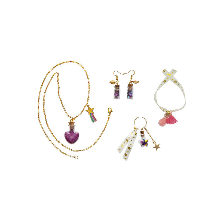4 frascos de joyas de hadas para crear