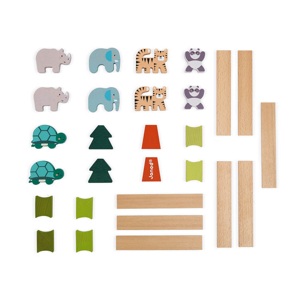 Juego Los animales equilibristas de madera - Colaboración con WWF®