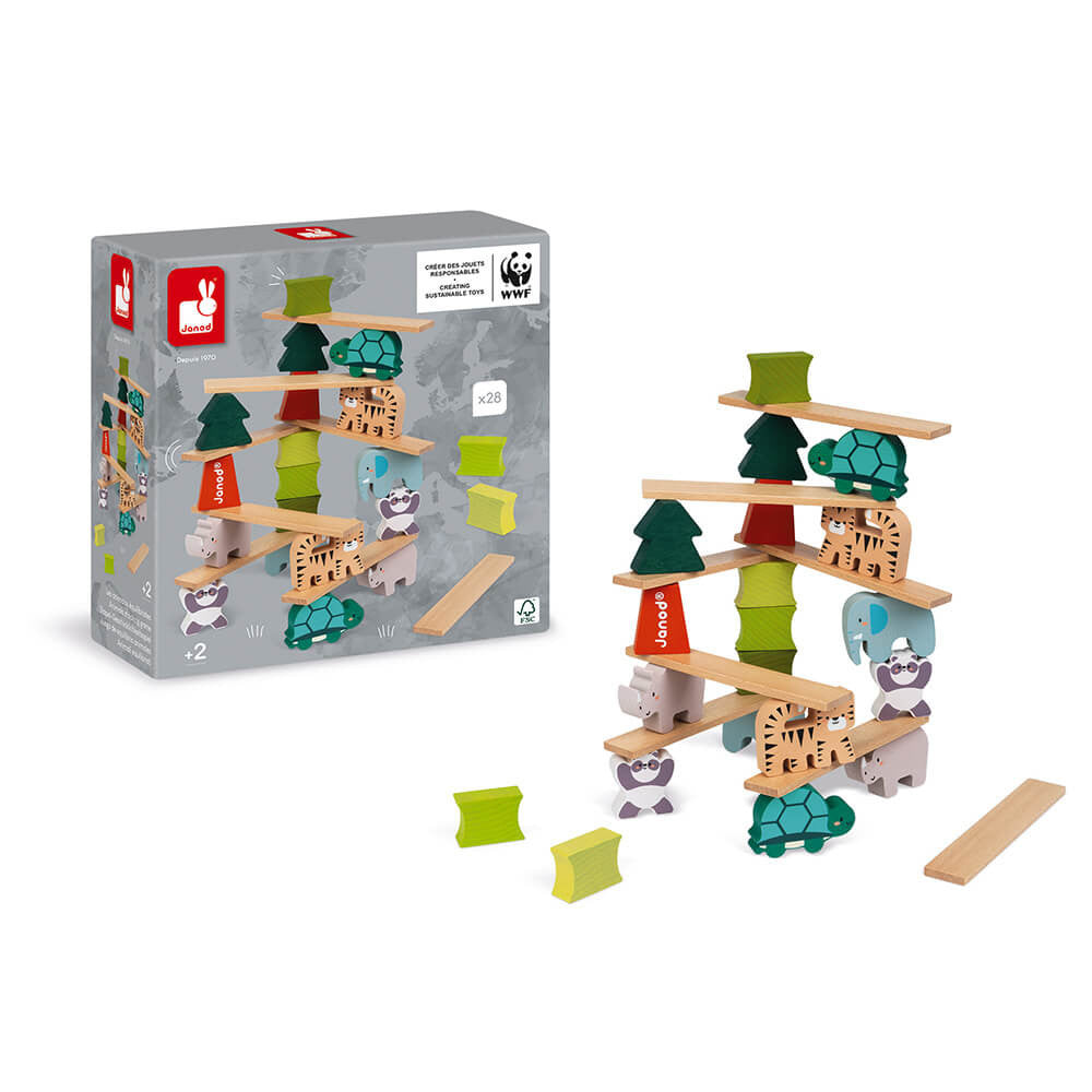 Juego Los animales equilibristas de madera - Colaboración con WWF®