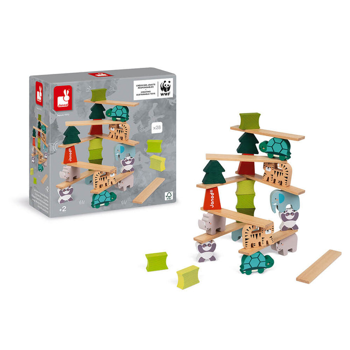 Juego Los animales equilibristas de madera - Colaboración con WWF®