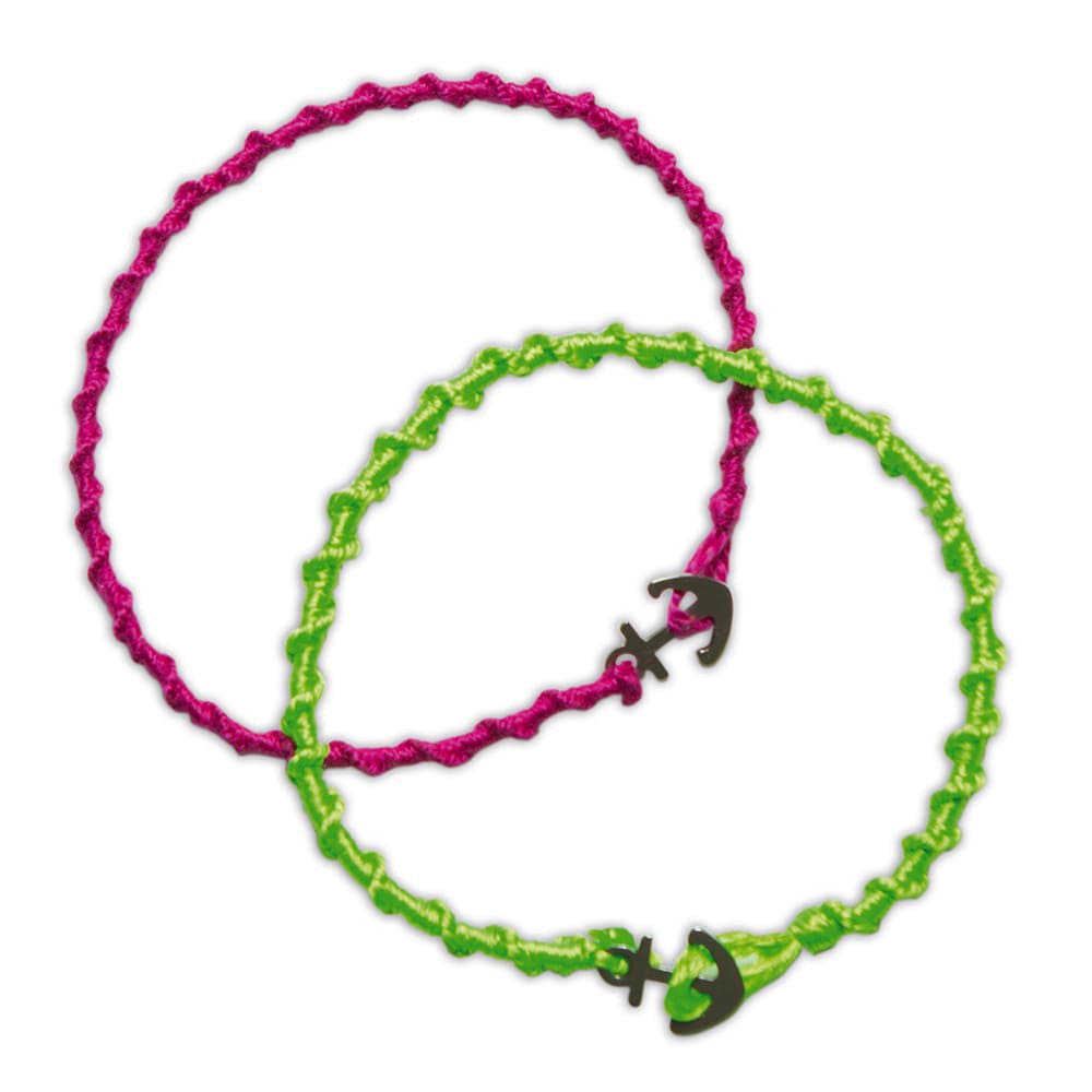 Kit creativo - Crear 7 pulseras brasileñas fluorescentes
